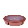 Mepal Cirqula Bento Bowl 3-vaks Kunststof Vivid Mauve -Keukengerei Winkel 106219078700 mepal bento bowl cirqula 250 250 500 ml vivid mauve