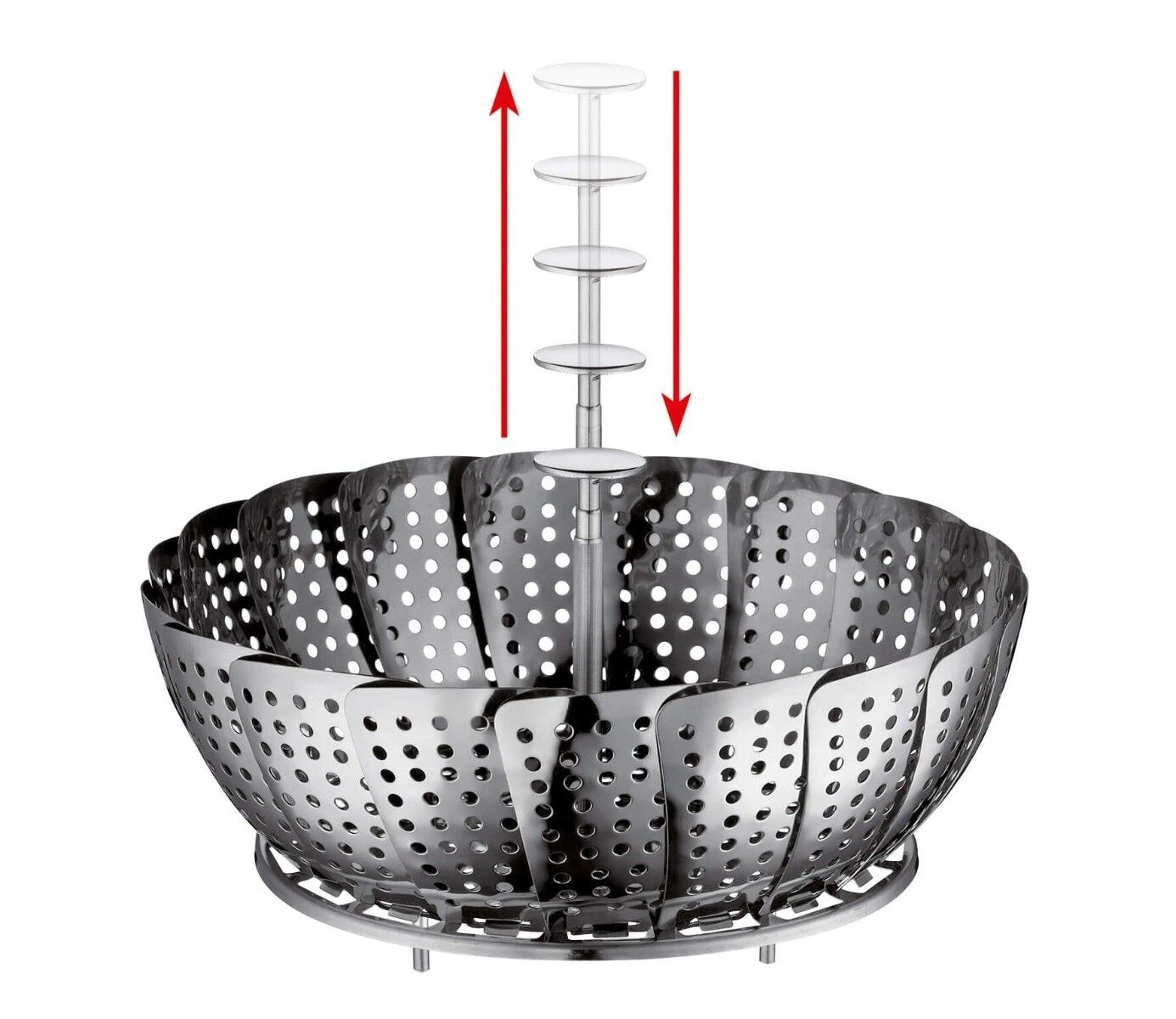 Küchenprofi Stoommand ø 24 Cm Rvs 5 Küchenprofi Stoommand ø 24 Cm Rvs - Image 3