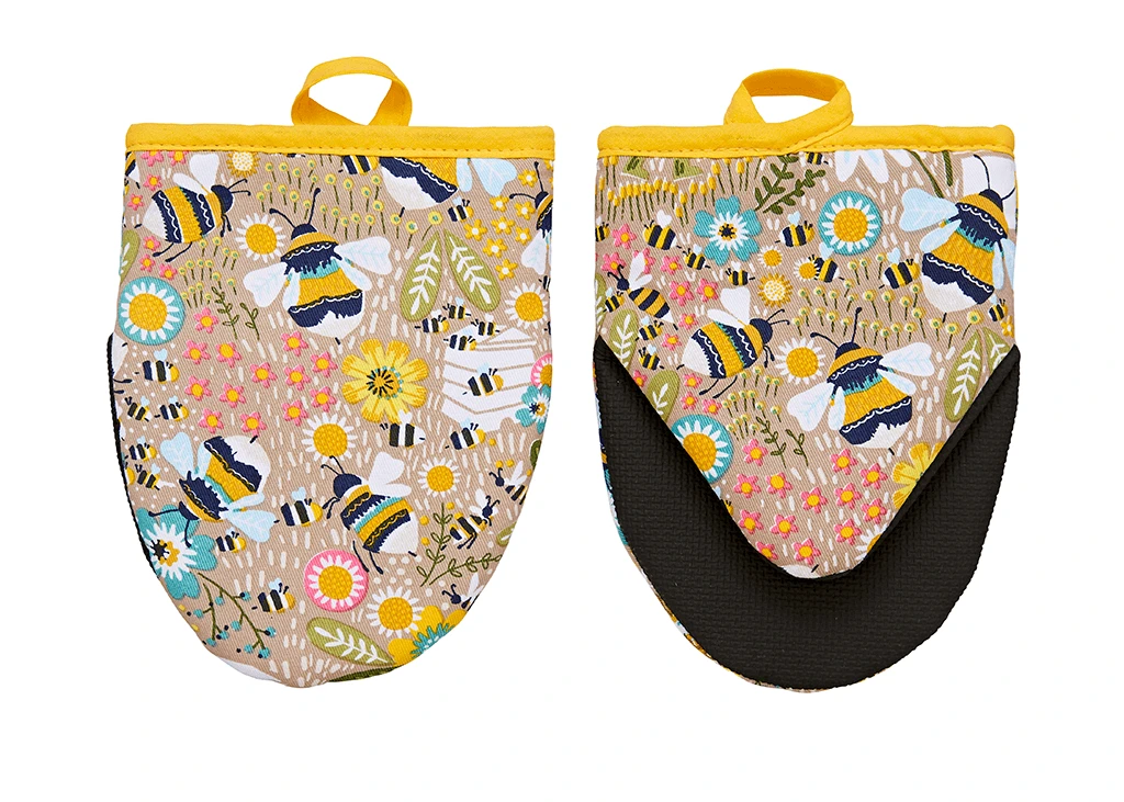 Ulster Weavers Bee Keeper Kleine Ovenwant Katoen Geel 2 Stuks 3 Ulster Weavers Bee Keeper Kleine Ovenwant Katoen Geel 2 Stuks