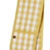 Ulster Weavers Gingham Yellow Lange Pannenlap Katoen Geel
