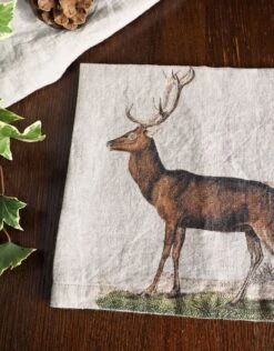 Oldenhof Wild Animals Servet 45 X 45 Cm Linnen 6 Stuks -Keukengerei Winkel 8