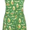 Now Designs Avocados Schort 85 X 70 Cm Katoen Groen -Keukengerei Winkel avocados chef apron by now designs