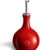 Emile Henry Azijnfles 400 Ml Keramiek Grand Cru -Keukengerei Winkel azijn rood 1