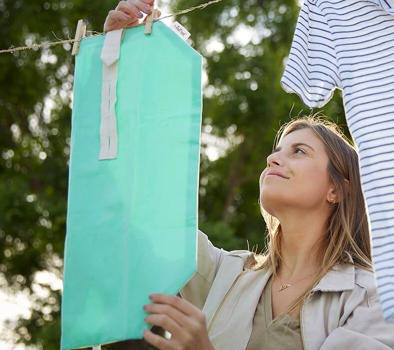 By Roll'eat Boc'n'Roll Bio Herbruikbaar Boterhamzakje 45 X 32 Cm Katoen Groen 5 By Roll'eat Boc'n'Roll Bio Herbruikbaar Boterhamzakje 45 X 32 Cm Katoen Groen - Image 3