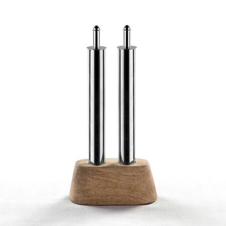 Olipac Olie- En Azijnset Op Houten Onderzetter In Giftbox Rvs 3 Olipac Olie- En Azijnset Op Houten Onderzetter In Giftbox Rvs