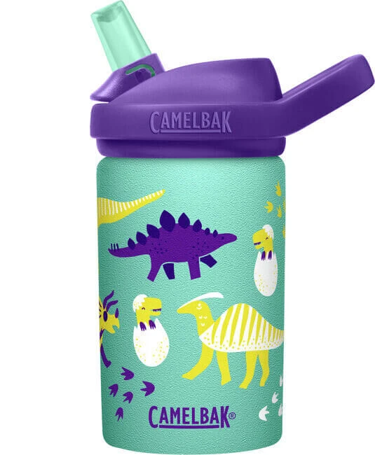 Camelbak Eddy+ Kids Single Wall Drinkfles 400 Ml Rvs Hatching Dinos