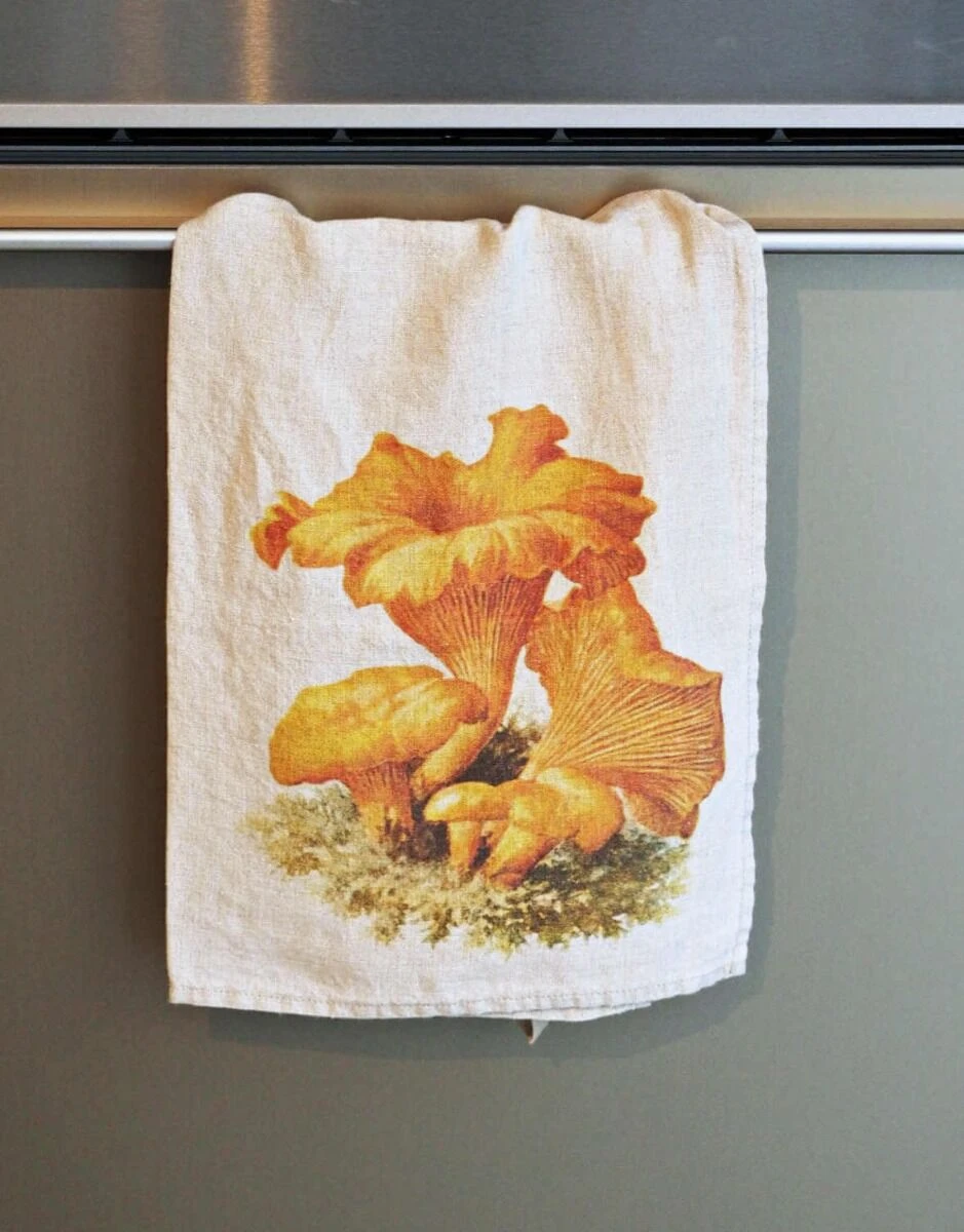 Oldenhof Mushrooms Handdoek 42 X 60 Cm Linnen 2 Stuks 5 Oldenhof Mushrooms Handdoek 42 X 60 Cm Linnen 2 Stuks - Image 3