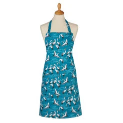 Ulster Weavers Cranes Schort Katoen Blauw