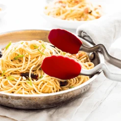 Dreamfarm Clong Serveertang 30,5 Cm Rvs/silicone Zwart -Keukengerei Winkel dreamfarm clongs click lock sit up tongs 990x550 04 1