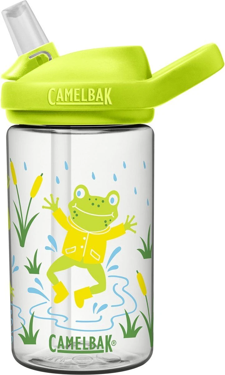 Camelbak Eddy+ Kids Drinkfles 400ml Kunststof Jumping Frogs 3 Camelbak Eddy+ Kids Drinkfles 400ml Kunststof Jumping Frogs