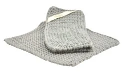 Solwang Design Pannenlap 22 X 22 Cm Katoen Steel Grey 2 Stuks