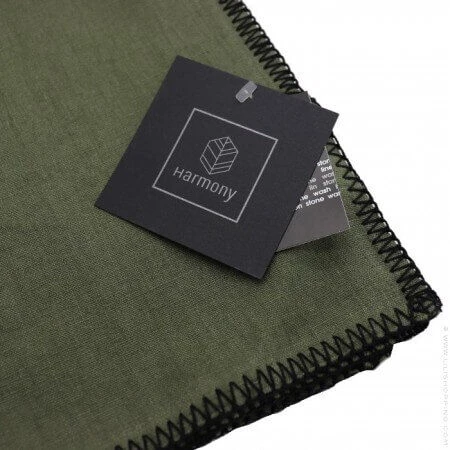 Haomy Letia Tafelloper 50 X 145 Cm Linnen Kaki 4 Haomy Letia Tafelloper 50 X 145 Cm Linnen Kaki - Image 2