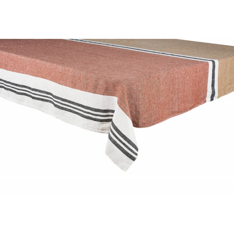 Haomy Trevise Tafelkleed 170 X 170 Cm Linnen Bruin 3 Haomy Trevise Tafelkleed 170 X 170 Cm Linnen Bruin