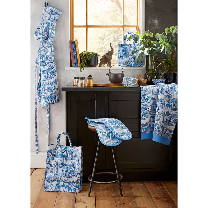 Ulster Weavers India Blue Ovenwant Katoen Blauw 5 Ulster Weavers India Blue Ovenwant Katoen Blauw - Image 3