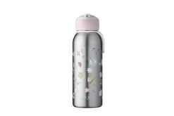 Mepal Campus Flowers & Butterflies Flip-up Geïsoleerde Drinkfles 350 Ml Rvs