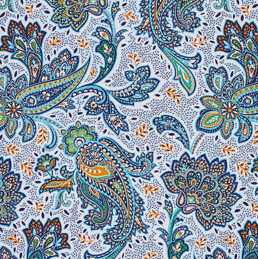 Ulster Weavers Italian Paisley Ovenwant Katoen Blauw 4 Ulster Weavers Italian Paisley Ovenwant Katoen Blauw - Image 2