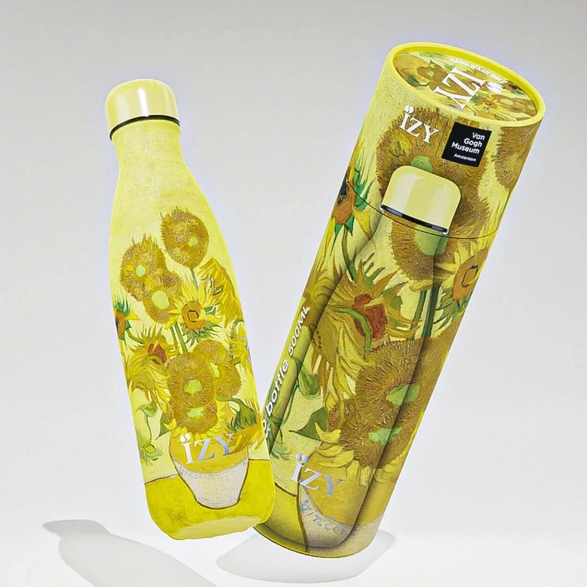 IZY Bottles X Van Gogh Drinkfles 500 Ml Sunflowers Rvs 3 IZY Bottles X Van Gogh Drinkfles 500 Ml Sunflowers Rvs