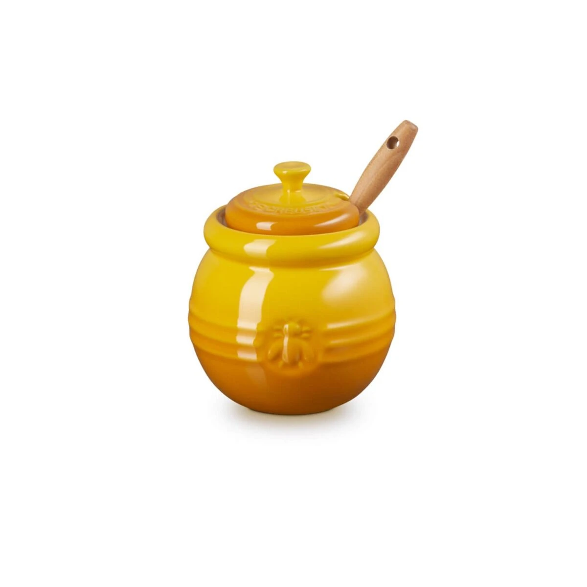 Le Creuset Honingpot Met Spatel Aardewerk Nectar 4 Le Creuset Honingpot Met Spatel Aardewerk Nectar - Image 2