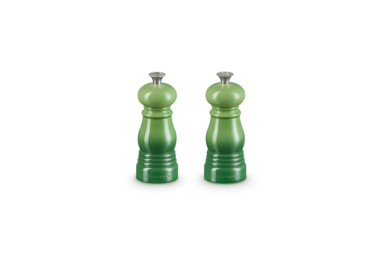 Le Creuset Peper- En Zoutmolen 11 Cm Kunststof Bamboo 2-delig 3 Le Creuset Peper- En Zoutmolen 11 Cm Kunststof Bamboo 2-delig