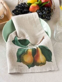 Oldenhof Fruits Servet 45 X 45 Cm Linnen 6 Stuks -Keukengerei Winkel linoroom napkins fruits vertical lowr11
