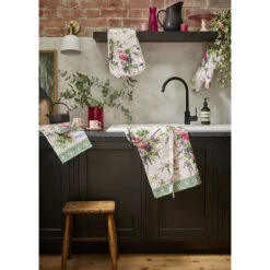 Ulster Weavers Madame Butterfly Lange Pannenlap Katoen Groen -Keukengerei Winkel madame butterfly main