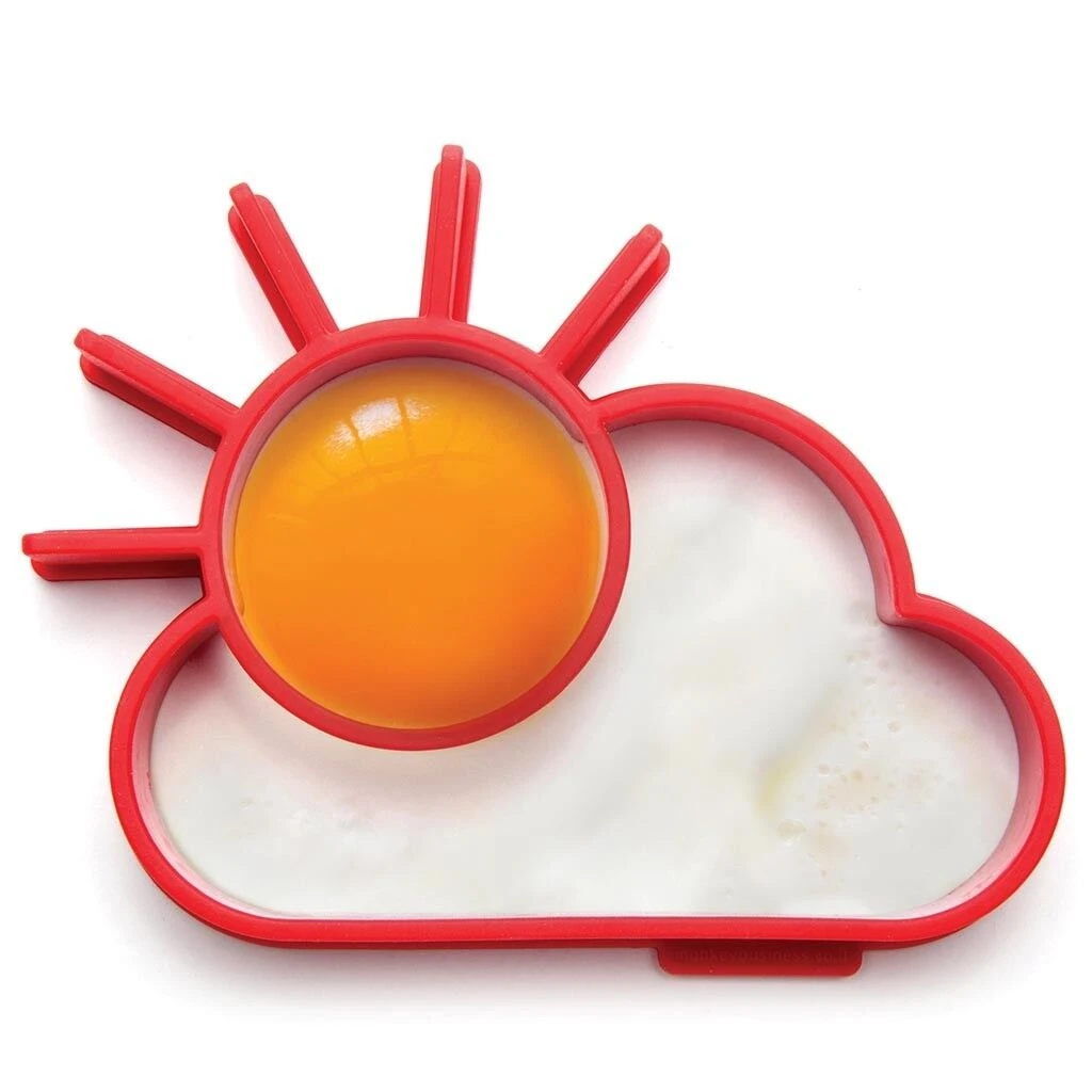 Monkey Business Sunny Side Eibakvorm 13,8 Cm Silicone Rood 4 Monkey Business Sunny Side Eibakvorm 13,8 Cm Silicone Rood - Image 2