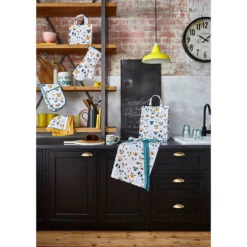 Ulster Weavers Mutley Crew Lange Pannenlap Katoen Blauw -Keukengerei Winkel mutley crew