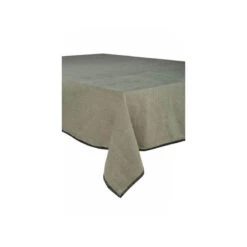 Haomy Letia Tafelkleed 170 X 170 Cm Linnen Kaki