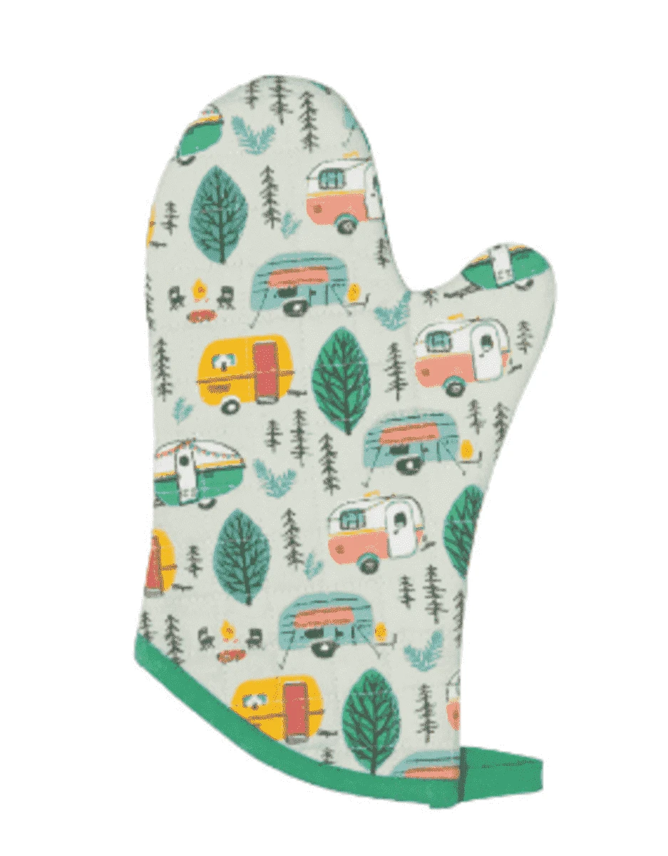 Now Designs Happy Camper Ovenwant 30 X 13 Cm Katoen Groen 3 Now Designs Happy Camper Ovenwant 30 X 13 Cm Katoen Groen