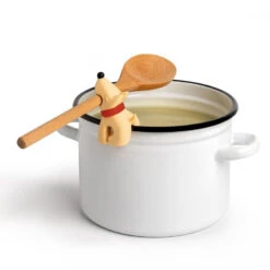 Ototo Buddy Lepelhouder En Stoomafblazer Silicone Zandsteen -Keukengerei Winkel ototo buddy lepelhouder en stoomafblazer silicone zandsteen 4