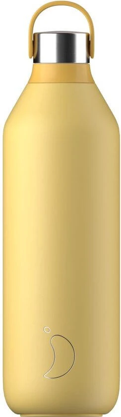 Chilly's Bottle Waterfles 1 Liter Rvs Pollen Yellow