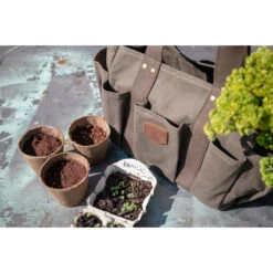 Alaskan Maker Garderner Tas 35,5 X 23 X 20 Cm Katoen Groen 9 Alaskan Maker Garderner Tas 35,5 X 23 X 20 Cm Katoen Groen -Keukengerei Winkel sac outils jardinage gardener 4
