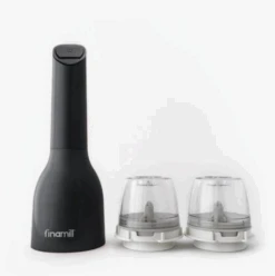 Finamill All-In-One Oplaadbare Kruidenmolen Inclusief 2 Pro Plus Pods Midnight Black