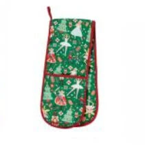 Ulster Weavers Nutcracker Lange Pannenlap Katoen Groen