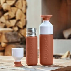 Dopper Insulated Drinkfles 350 Ml Rvs Terracotta Tide -Keukengerei Winkel shopping